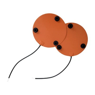 12V 500W 200C Round Silicone kawotchou fleksib aparèy chofaj